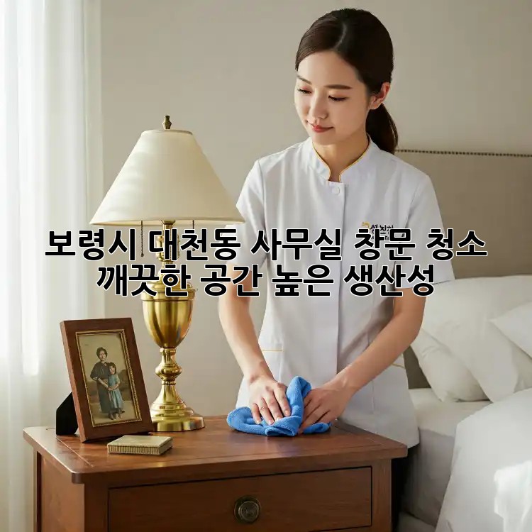 보령시 대천동 사무실 창문 청소: 깨끗한 공간, 높은 생산성!
