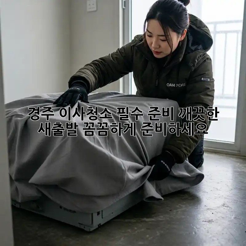 경주 이사청소 필수 준비: 깨끗한 새출발, 꼼꼼하게 준비하세요!