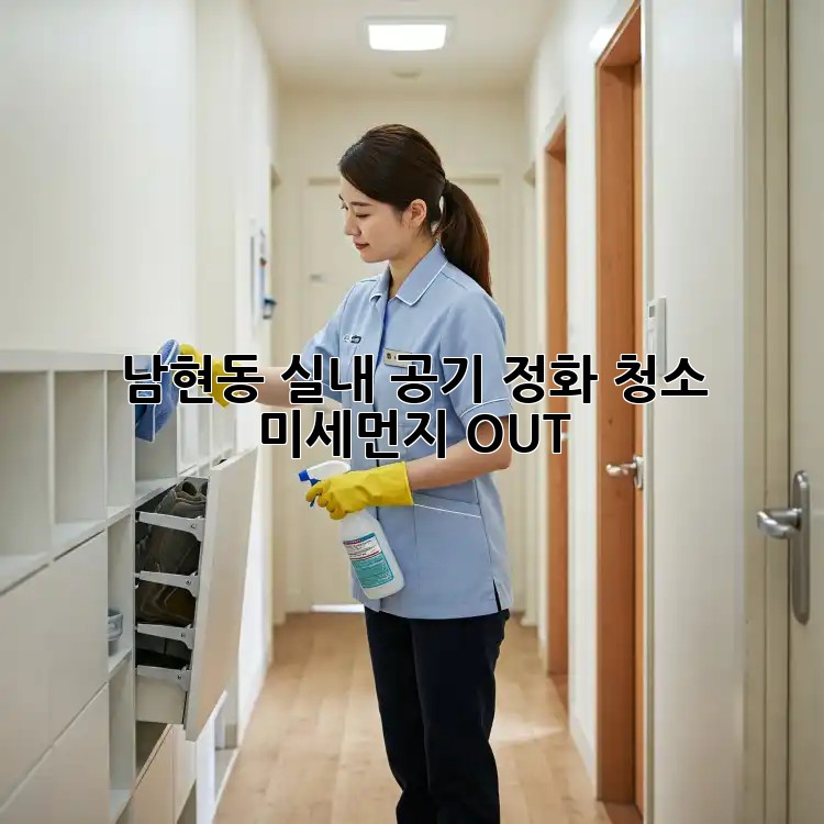 남현동🏡 실내 공기 정화 청소🧹 미세먼지 OUT!