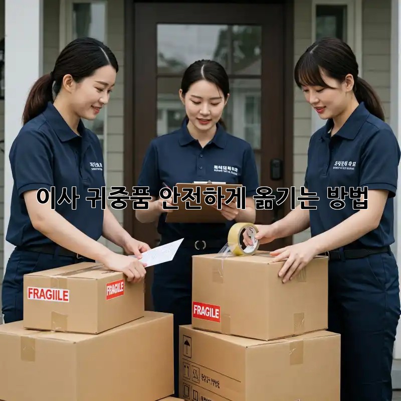 이사, 귀중품 안전하게 옮기는 방법!