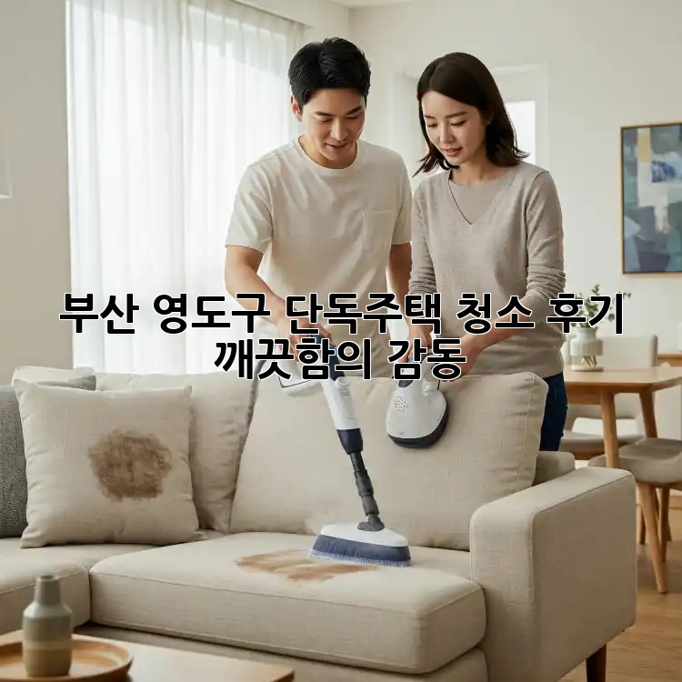 부산 영도구 단독주택 청소 후기: 깨끗함의 감동! ✨