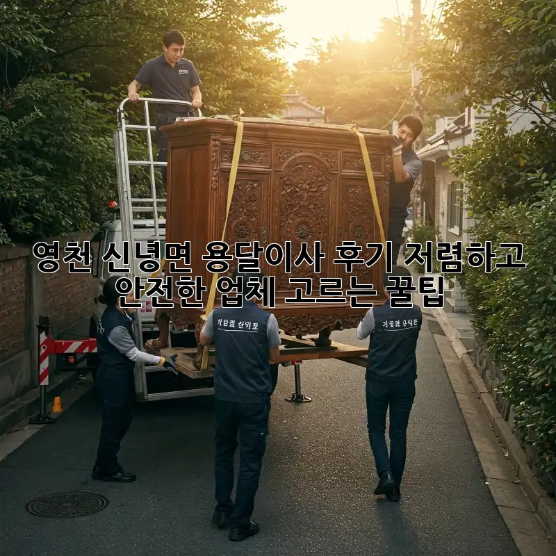 영천 신녕면 용달이사 후기: 저렴하고 안전한 업체 고르는 꿀팁!