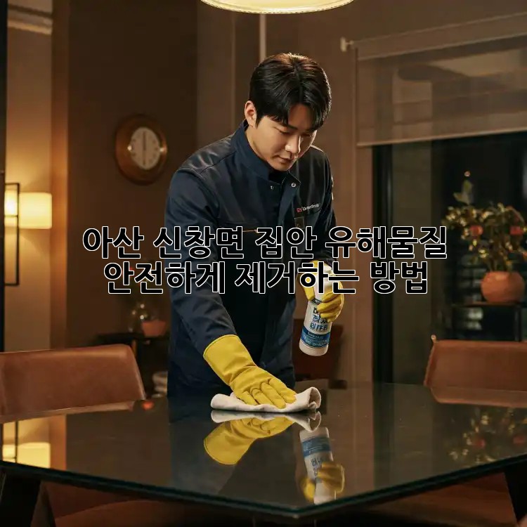 아산 신창면 집안 유해물질, 안전하게 제거하는 방법!