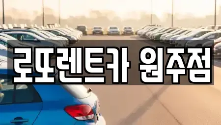 강원 장기렌트카 전문 로또렌트카 원주점