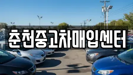 강원 중고차매입 전문 춘천중고차매입센터