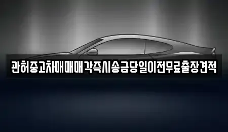 강원 춘천시 동내면 중고차매매 전문 관허중고차매매매각즉시송금당일이전무료출장견적