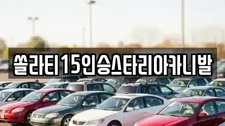 강원 춘천시 약사동 렌트카 전문 쏠라티15인승스타리아카니발