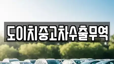 강원 춘천시 약사동 중고차매매 전문 도이치중고차수출무역