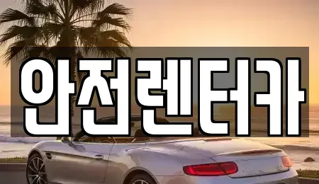 강원특별자치도 강릉시 옥천동 렌트카 전문 안전렌터카