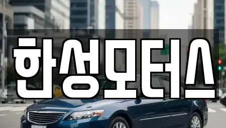 강원특별자치도 고성군 토성면 중고차 전문 한성모터스