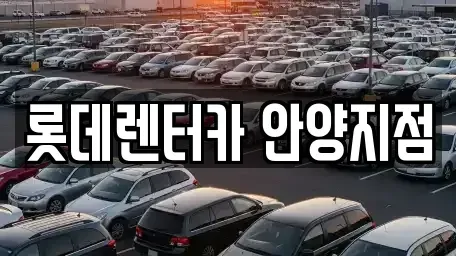 경기 과천시 갈현동 단기렌트카 전문 롯데렌터카 안양지점