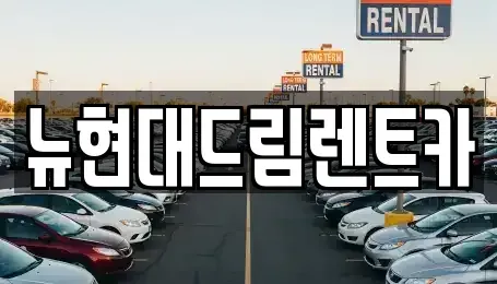 경기 과천시 갈현동 렌트카 전문 뉴현대드림렌트카