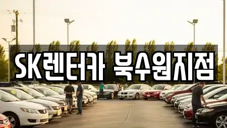 경기 수원시 장안구 정자동 장기렌트카 전문 SK렌터카 북수원지점