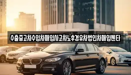 경기 수원시 장안구 정자동 중고차 전문 수출중고차수입차매입사고차노후경유차법인차매입센타