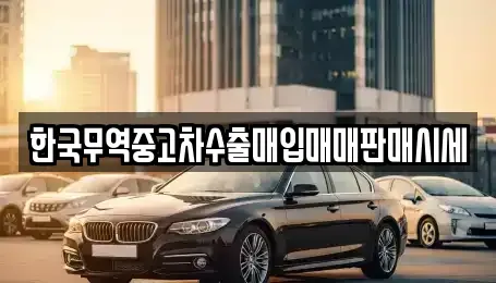 경기 수원시 장안구 정자동 중고차매입 전문 한국무역중고차수출매입매매판매시세