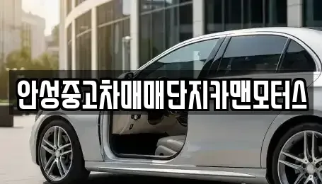 경기 안성시 도기동 중고차 전문 안성중고차매매단지카맨모터스