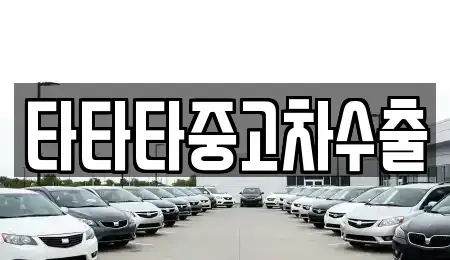 경기 여주시 강천면 중고차매매 전문 타타타중고차수출