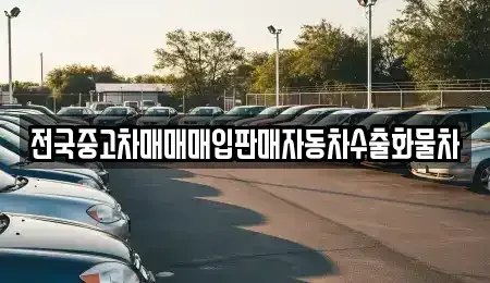 경기 파주시 법원읍 중고차매입 전문 전국중고차매매매입판매자동차수출화물차