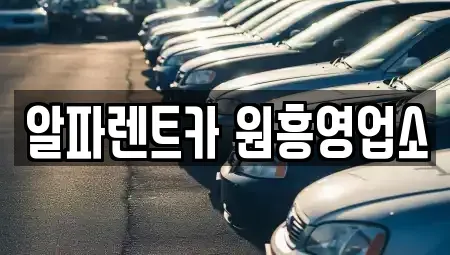 경기도 고양시 덕양구 도내동 렌트카 전문 알파렌트카 원흥영업소