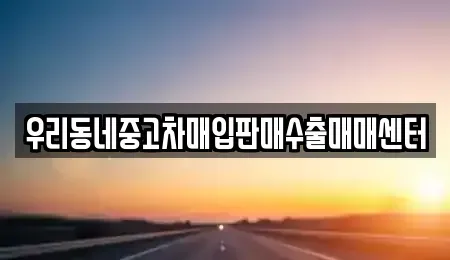 경기도 고양시 덕양구 도내동 중고차매입 전문 우리동네중고차매입판매수출매매센터