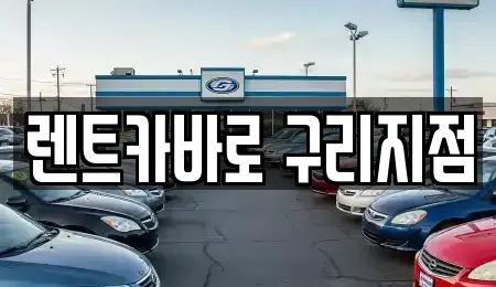 경기도 구리시 인창동 장기렌트카 전문 렌트카바로 구리지점