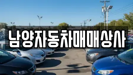 경기도 구리시 인창동 중고차매매 전문 남양자동차매매상사
