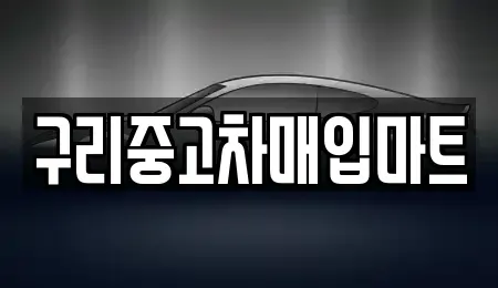 경기도 구리시 인창동 중고차매입 전문 구리중고차매입마트