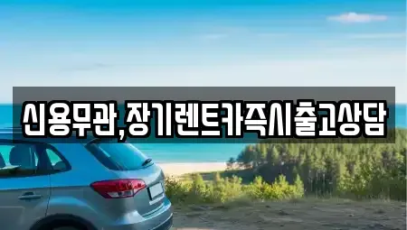경기도 김포시 마산동 장기렌트카 전문 신용무관,장기렌트카즉시출고상담