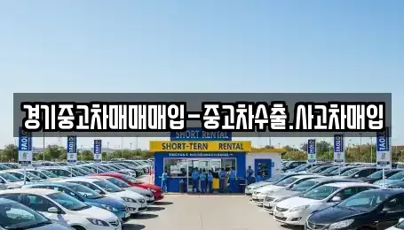 경기도 김포시 마산동 중고차매입 전문 경기중고차매매매입-중고차수출.사고차매입