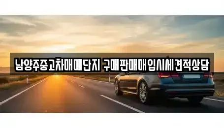 경기도 남양주시 화도읍 중고차 전문 남양주중고차매매단지 구매판매매입시세견적상담