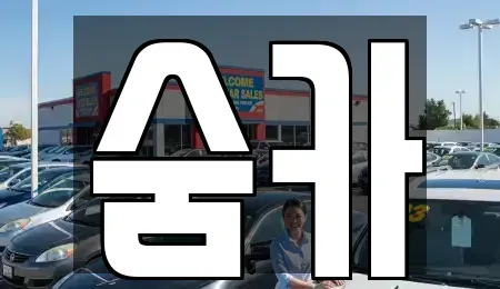 경기도 부천시 오정구 삼정동 중고차 전문 숨카