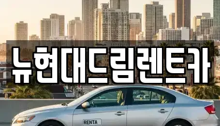 경기도 부천시 오정구 작동 장기렌트카 전문 뉴현대드림렌트카