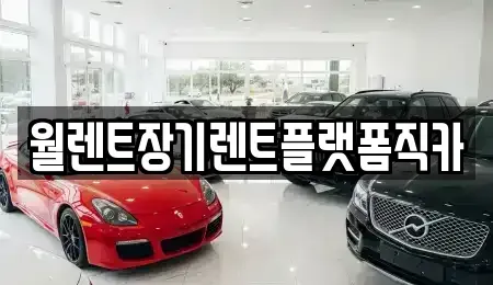경기도 부천시 오정구 작동 장기렌트카 전문 월렌트장기렌트플랫폼직카