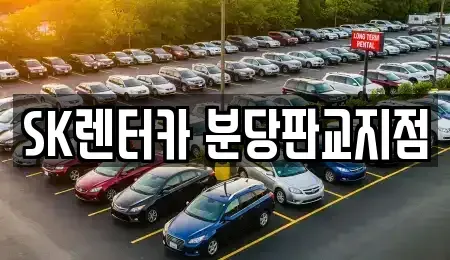 경기도 성남시 분당구 백현동 장기렌트카 전문 SK렌터카 분당판교지점