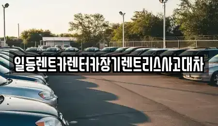 경기도 시흥시 방산동 장기렌트카 전문 일등렌트카렌터카장기렌트리스사고대차