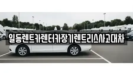 경기도 시흥시 산현동 렌트카 전문 일등렌트카렌터카장기렌트리스사고대차