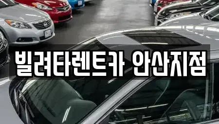 경기도 안산시 단원구 성곡동 렌트카 전문 빌려타렌트카 안산지점