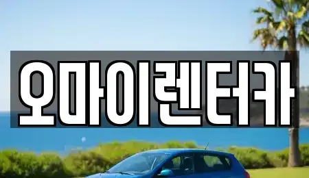 경기도 안산시 단원구 성곡동 렌트카 전문 오마이렌터카