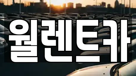 경기도 안성시 서인동 렌트카 전문 월렌트카