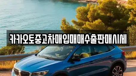 경기도 안성시 일죽면 중고차 전문 카카오토중고차매입매매수출판매시세