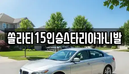 경기도 양평군 옥천면 렌트카 전문 쏠라티15인승스타리아카니발