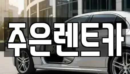 경기도 오산시 서동 렌트카 전문 주은렌트카