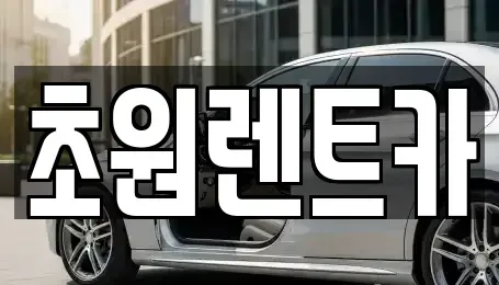 경기도 오산시 서동 렌트카 전문 초원렌트카