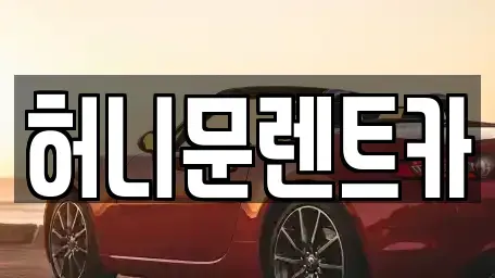 경기도 포천시 영북면 렌트카 전문 허니문렌트카