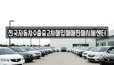 경기도 하남시 광암동 중고차 전문 전국자동차수출중고차매입매매판매시세센터