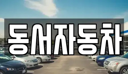 경남 김해시 삼정동 중고차 전문 동서자동차
