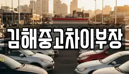 경남 김해시 화목동 중고차매매 전문 김해중고차이부장