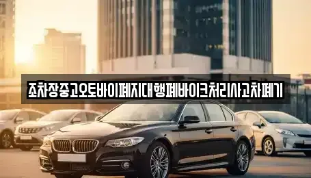 경남 사천시 늑도동 중고차 전문 조차장중고오토바이폐지대행폐바이크처리사고차폐기