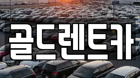 경남 창원시 의창구 봉림동 렌트카 전문 골드렌트카