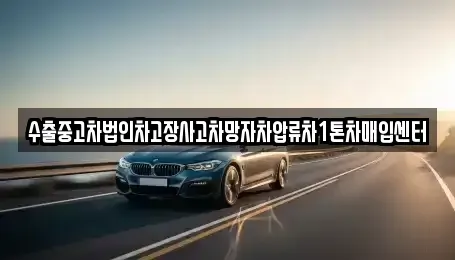 경남 창원시 진해구 도만동 중고차매입 전문 수출중고차법인차고장사고차망자차압류차1톤차매입센터